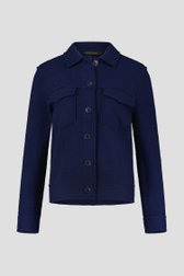 Donkerblauw wollen vestje  van Claude Arielle voor Dames
