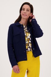 Donkerblauw wollen vestje  van Claude Arielle voor Dames