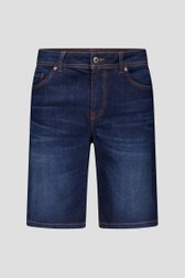 Donkerblauwe bermuda in denim van Ravøtt voor Heren
