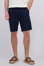 Detail van Donkerblauwe bermuda  door Only & Sons voor Heren