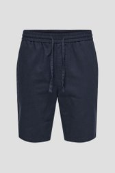 Productfoto 1 van Donkerblauwe bermuda  door Only & Sons voor Heren