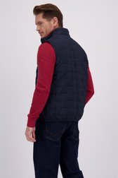 Achterkant van Donkerblauwe bodywarmer door Dansaert Blue voor Heren