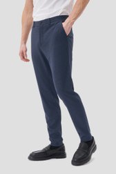 Voorkant van Donkerblauwe broek met stretch door Matinique voor Heren