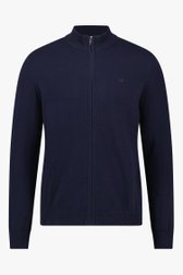 Donkerblauwe cardigan  van Dansaert Blue voor Heren