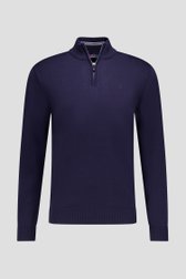 Productfoto 1 van Donkerblauwe cardigan met rits door Dansaert Blue voor Heren