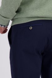 Detail van Donkerblauwe chino door Dansaert Blue voor Heren