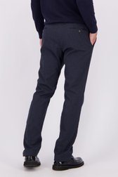 Achterkant van Donkerblauwe chino - Vancouver - Regular fit door Brassville voor Heren