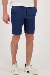 Donkerblauwe denim bermuda van Dansaert Blue voor Heren