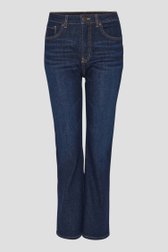 Donkerblauwe flared jeans - 7/8 lengte van Opus voor Dames