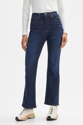 Donkerblauwe flared jeans - 7/8 lengte van Opus voor Dames
