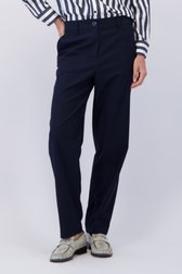 Detail van Donkerblauwe geklede broek door Liberty Island voor Dames