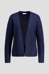 Productfoto 1 van Donkerblauwe gemêleerde cardigan door Liberty Island voor Dames