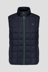 Donkerblauwe gewatteerde bodywarmer van Dansaert Blue voor Heren
