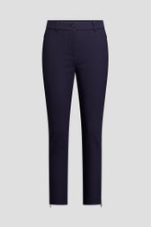 Productfoto 1 van Donkerblauwe golfbroek met elastische tailleband door Dansaert Golf Club voor Dames