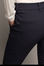 Extra foto 1 van Donkerblauwe golfbroek met elastische tailleband door Dansaert Golf Club voor Dames