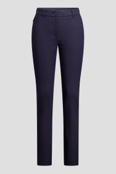 Productfoto 1 van Donkerblauwe golfbroek met elastische tailleband door Dansaert Golf Club voor Dames