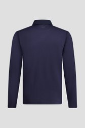 Productfoto 2 van Donkerblauwe golfpolo met lange mouwen door Dansaert Golf Club voor Heren