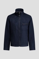 Productfoto 1 van Donkerblauwe jas in faux daim door Gate One voor Heren