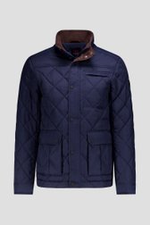 Productfoto 1 van Donkerblauwe jas zonder kap door Dansaert Blue voor Heren