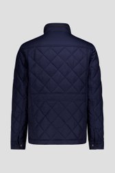 Productfoto 2 van Donkerblauwe jas zonder kap door Dansaert Blue voor Heren