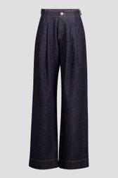 Productfoto 1 van Donkerblauwe jeans met gesp - Wide leg fit  door Liberty Island Denim voor Dames