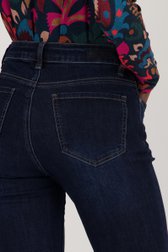 Donkerblauwe jeans met glitters - Flared fit van Geisha voor Dames