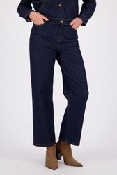 Voorkant van Donkerblauwe jeans met wijde fit door Libelle voor Dames