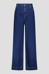 Productfoto 1 van Donkerblauwe jeans - Wide leg fit door Liberty Island Denim voor Dames