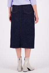 Achterkant van Donkerblauwe jeansrok door Libelle voor Dames