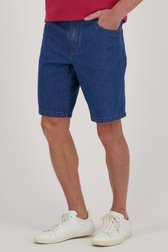 Donkerblauwe jeansshort van Dansaert Blue voor Heren