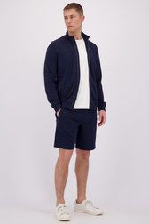 Voorkant van Donkerblauwe joggingshort door Liberty Island voor Heren