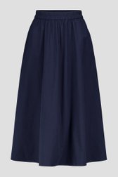 Productfoto 1 van Donkerblauwe katoenen rok door Liberty Island voor Dames