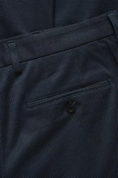 Productfoto 2 van Donkerblauwe kostuumbroek met fijn motief door Matinique voor Heren