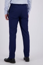 Achterkant van Donkerblauwe kostuumbroek met wol – Slim fit door Dansaert Black voor Heren