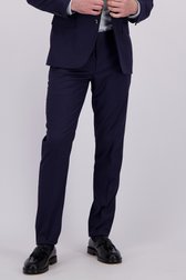 Productfoto 1 van Donkerblauwe kostuumbroek - Regular fit - Rabelais door Dansaert Black voor Heren
