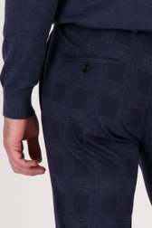 Donkerblauwe kostuumbroek - Simpson-  Slim fit van Dansaert Black voor Heren
