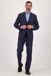 Donkerblauwe kostuumbroek - Simpson-  Slim fit van Dansaert Black voor Heren