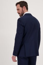 Donkerblauwe kostuumvest - Rit - Regular fit van Dansaert Black voor Heren