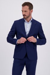 Voorkant van Donkerblauwe kostuumvest - slim fit door Dansaert Black voor Heren