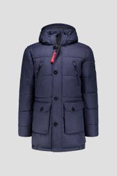 Productfoto 1 van Donkerblauwe parka door District voor Heren