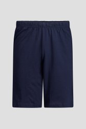Productfoto 3 van Donkerblauwe pyjama met T-shirt en short door Liberty Island voor Heren