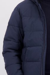 Detail van Donkerblauwe regenjas door Dansaert Blue voor Heren