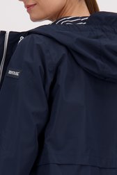 Donkerblauwe regenjas van Regatta voor Dames