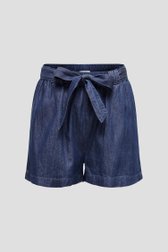 Donkerblauwe short in jeanslook van JDY voor Dames
