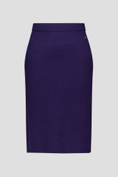 Productfoto 1 van Donkerblauwe tricot rok door Claude Arielle voor Dames