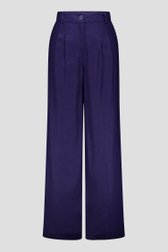 Productfoto 1 van Donkerblauwe wijde broek door Louise voor Dames