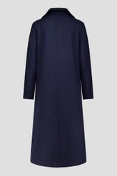 Productfoto 2 van Donkerblauwe wollen mantel door D'Auvry voor Dames