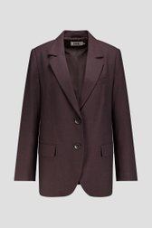 Productfoto 1 van Donkerbruine blazer door Louise voor Dames