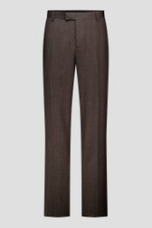 Productfoto 2 van Donkerbruine kostuumbroek - Slim fit  door Dansaert Black voor Heren