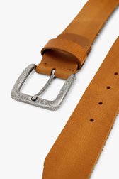Donkerbruine lederen riem met gesp van ONLY & SONS voor Heren